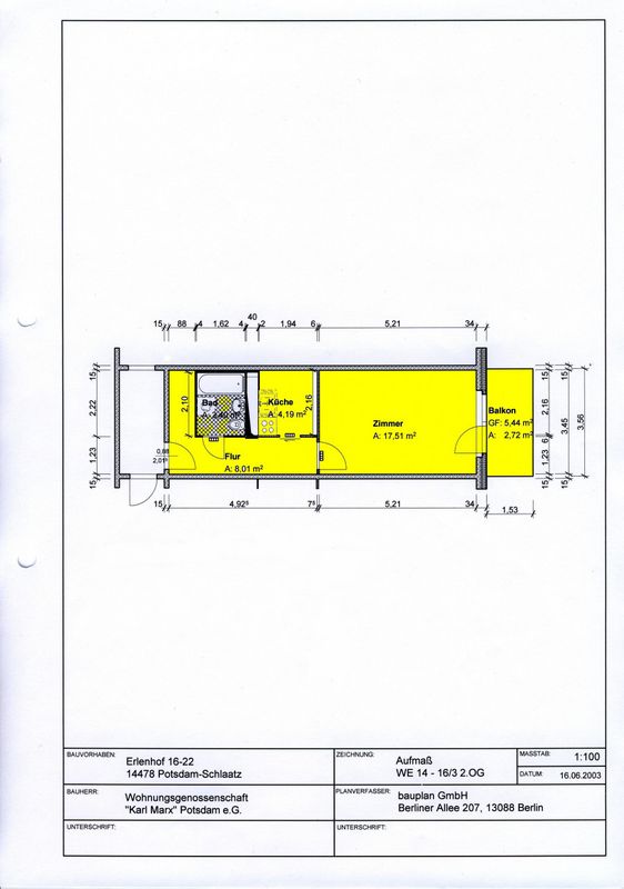 Wohnen Am Schlaatz - 1-Raum-Wohnung zu vermieten - Foto 2