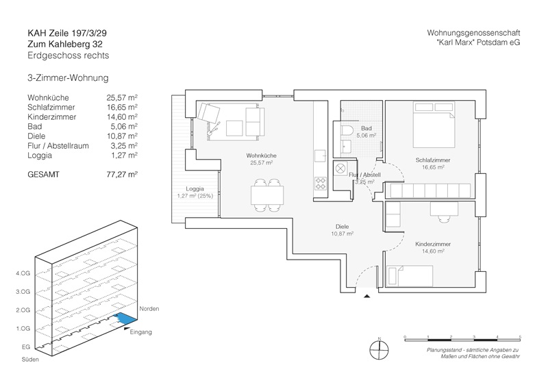Neubau Zum Kahleberg - 3-Raum-Wohnung zu vermieten - Photo 4